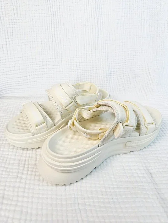 😍NWT😍 Converse Run Star Utility Sandal CX | Egret | Women's 8 / Men's 7 - Picture 5 of 9